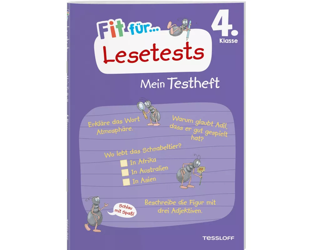Fit für Lesetests 4. Klasse. Mein Testheft
