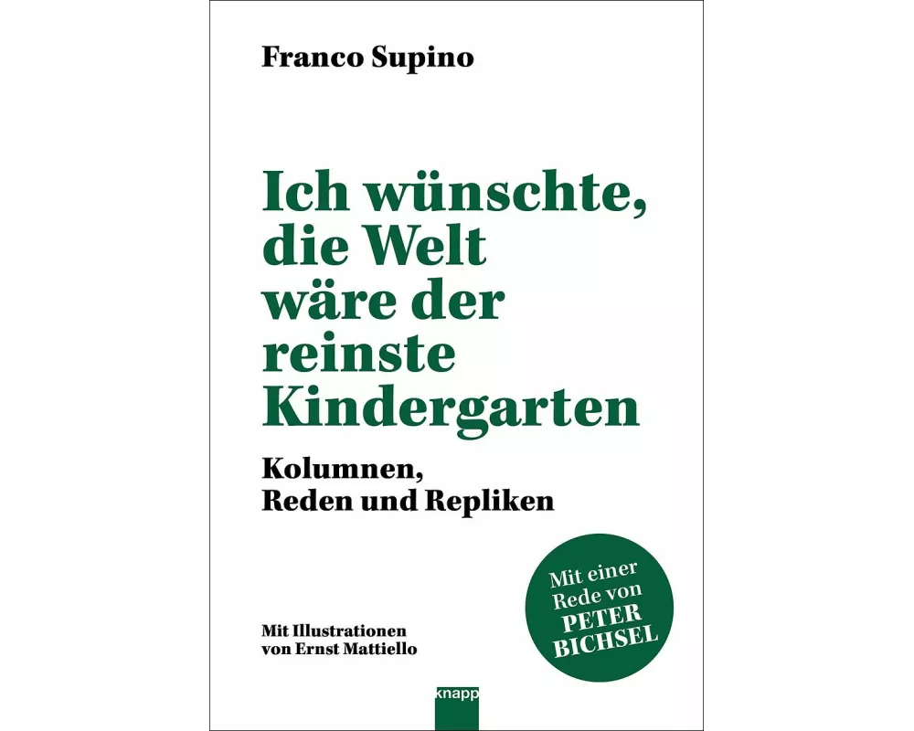 Ich wünschte, die Welt wäre der reinste Kindergarten