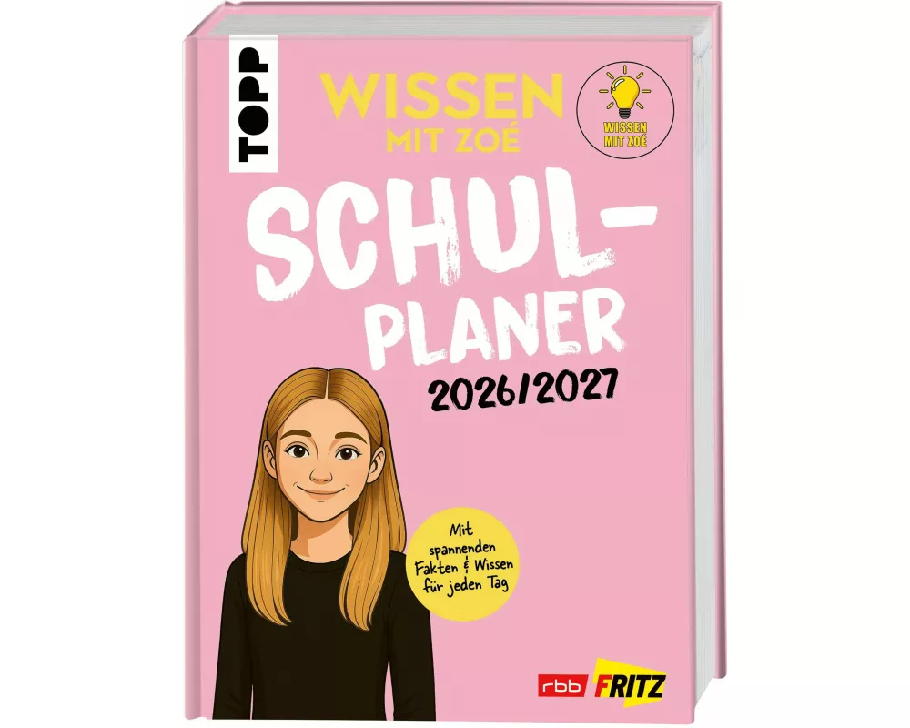 Wissen mit Zoé: Schulplaner 2026/2027