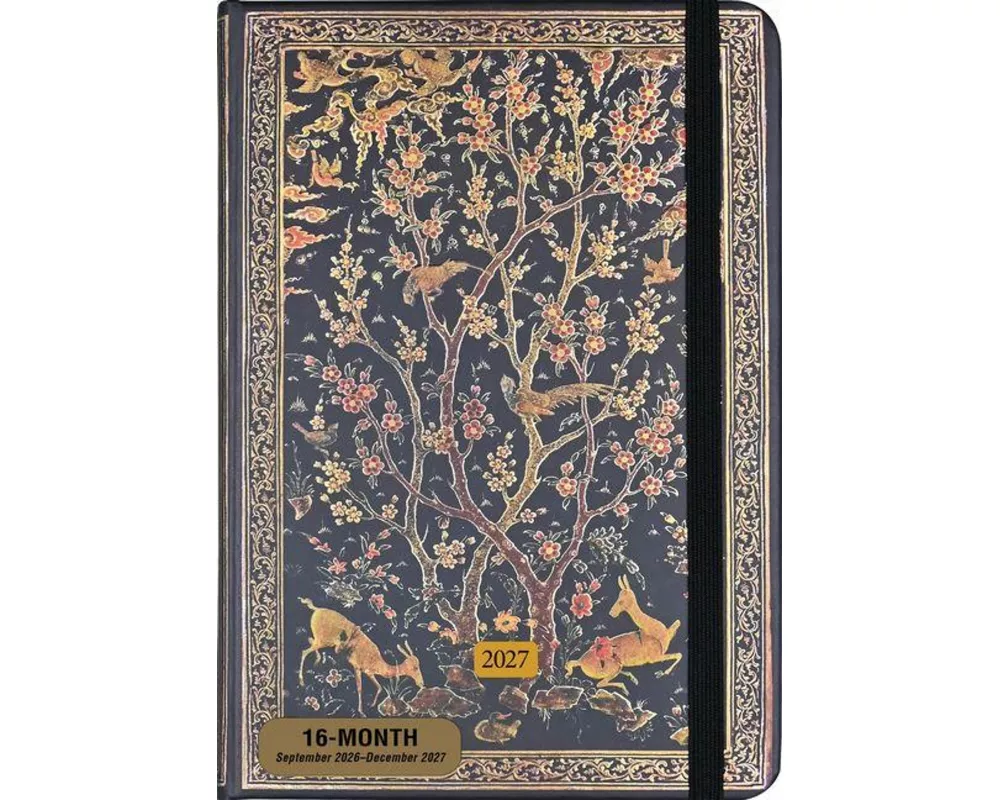 2027 Persian Grove Weekly Planner (16 Months, Sept 2026 to Dec 2027)