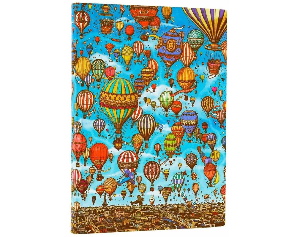 Balloon Festival (Pierre the Maze Detective) Midi Unlined Softcover Flexi Journal (Elastic Band Closure)