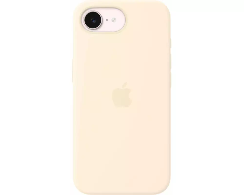 Apple Silicone Case mit MagSafe iPhone 17e Vanilla