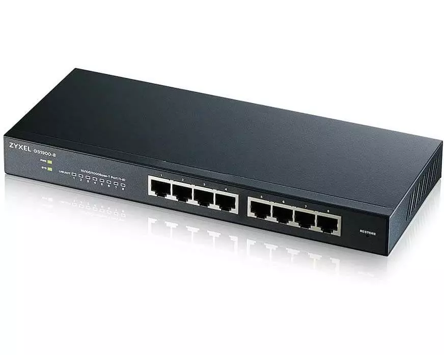 Zyxel Switch GS1900-8 v2 8 Port