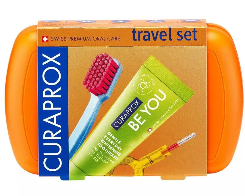 CURAPROX Travel Set orange CS 5460 Pfirsich