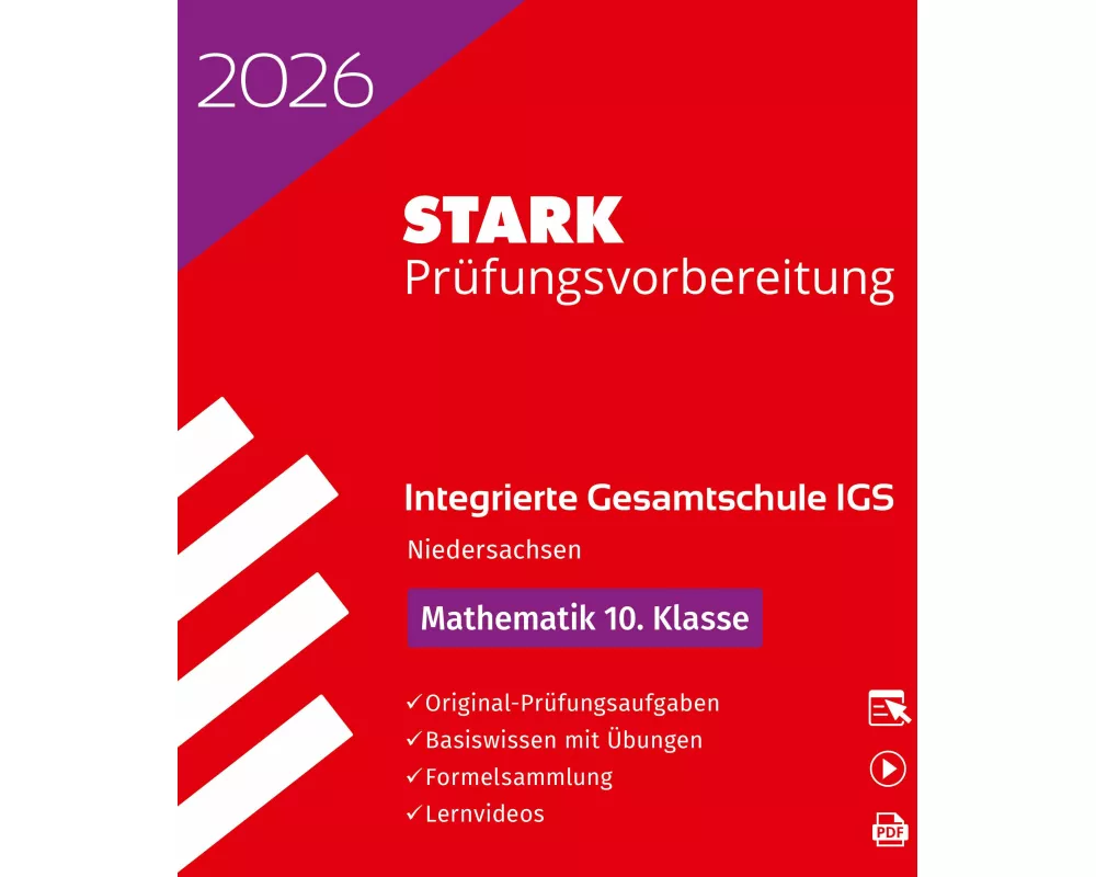 STARK Mathematik 10. Klasse - Integrierte Gesamtschule (IGS) 2026 Niedersachsen - Prüfungsvorbereitung