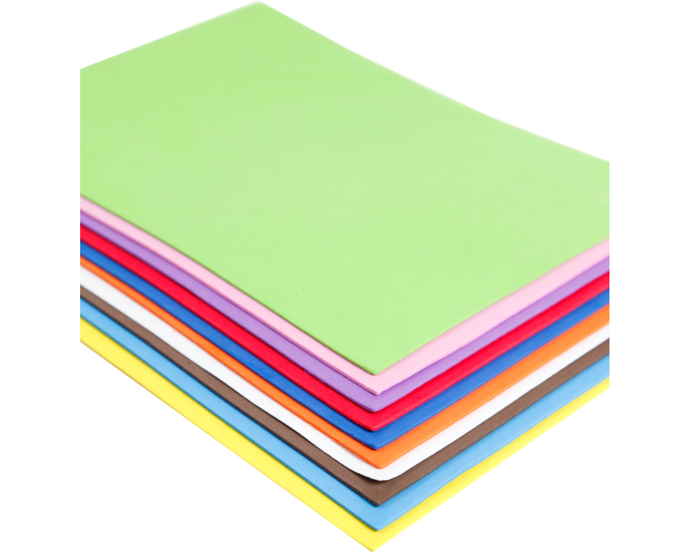 I AM CREATIVE Moosgummi A4 MAA4015.99 ass. 10 Stück