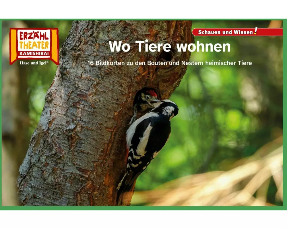 Wo Tiere wohnen / Kamishibai Bildkarten
