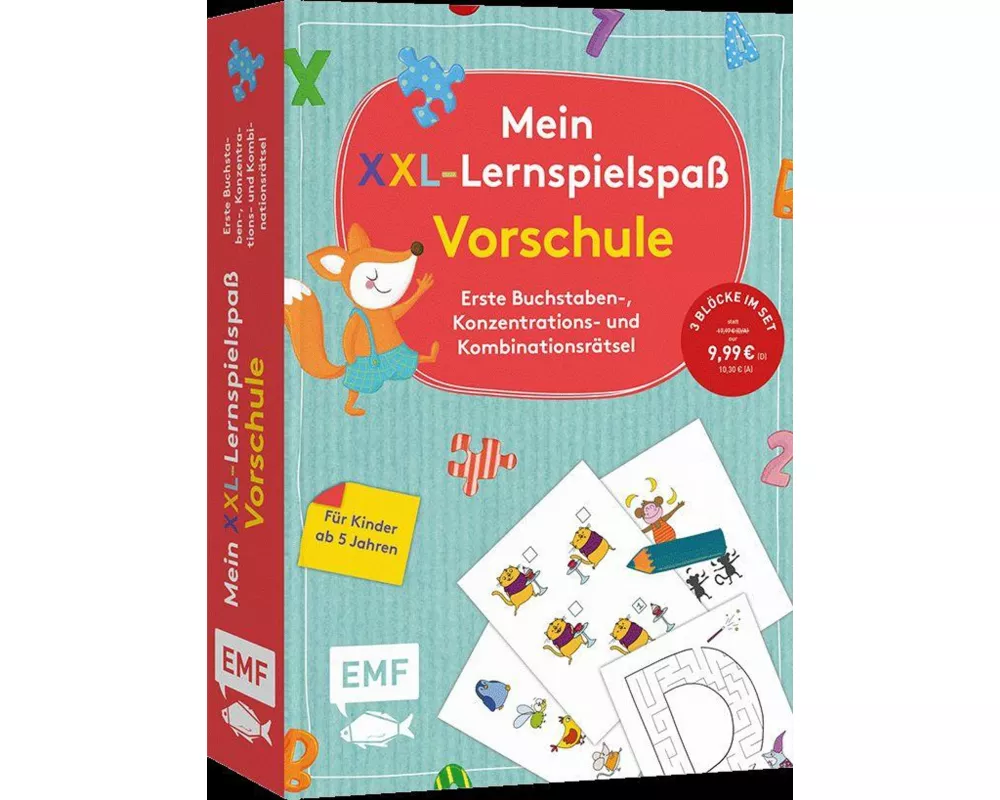 Mein XXL-Lernspielspaß: Vorschule