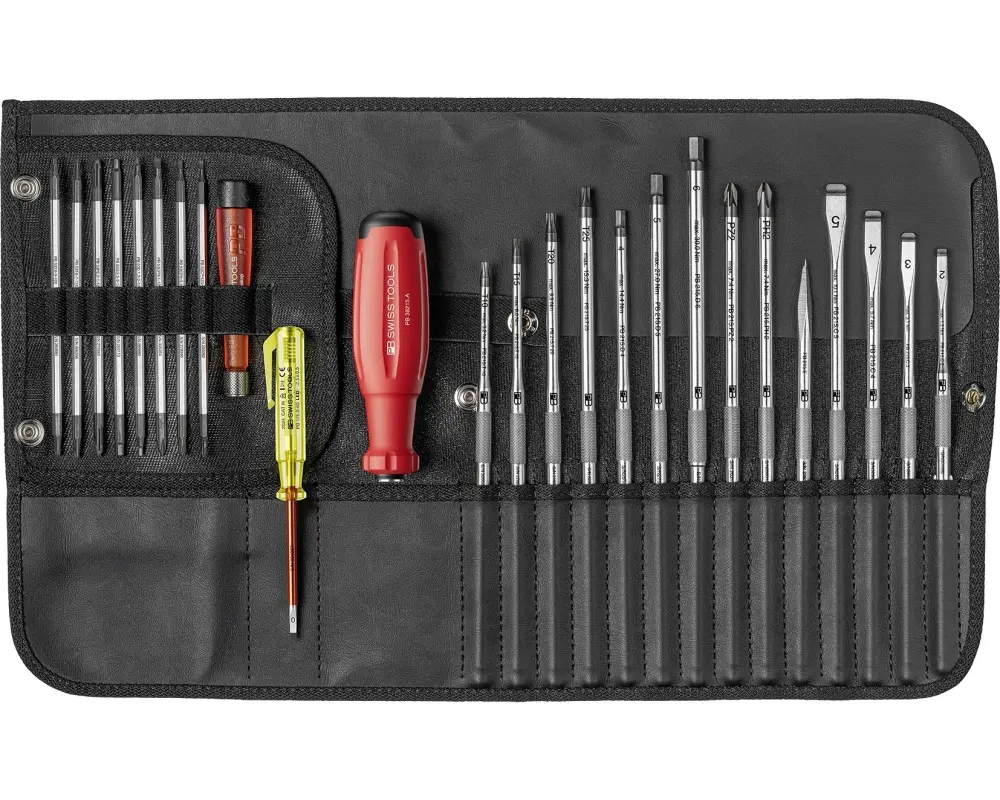 PB Swiss Tools Schraubenzieher-Set SwissGrip Evo LED