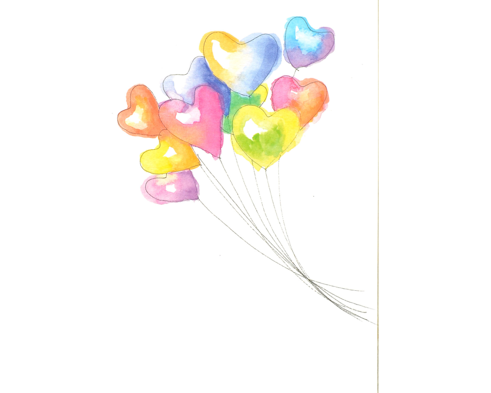 ABC Glückwunschkarte Ballons 1120001500 B6