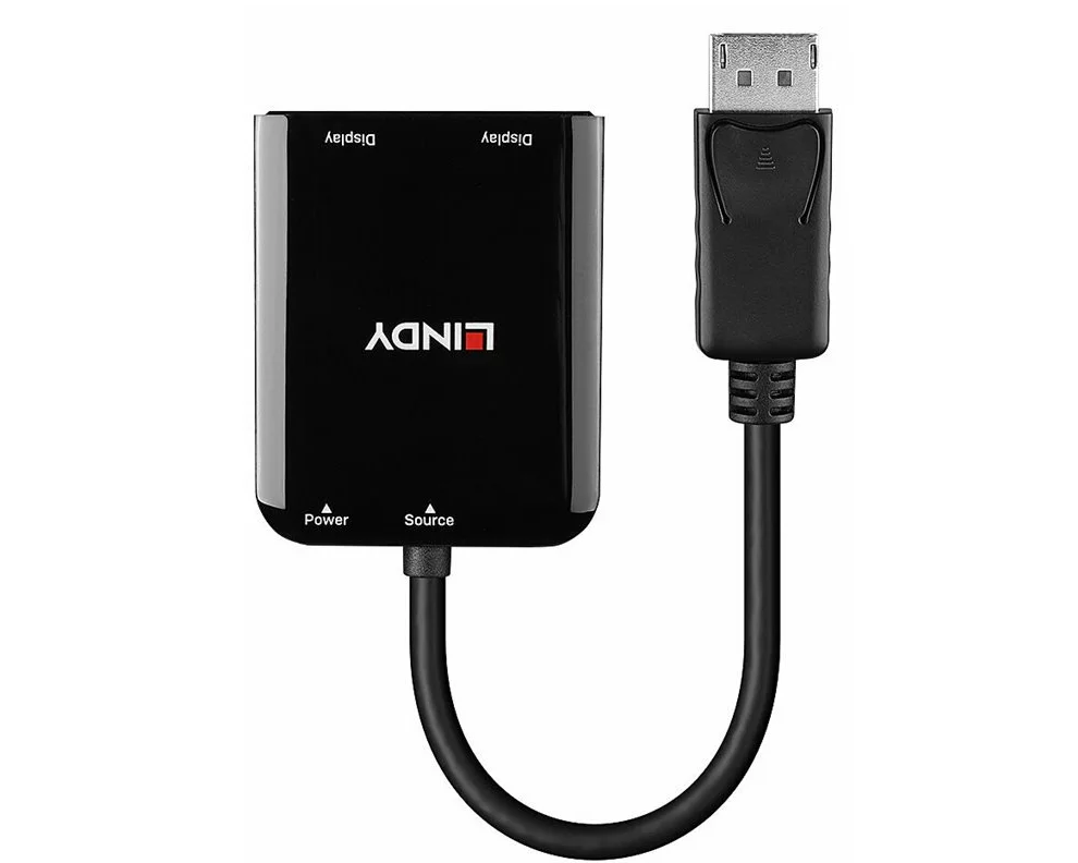 LINDY DisplayPort to 2 Port HDMI, MST Hub
