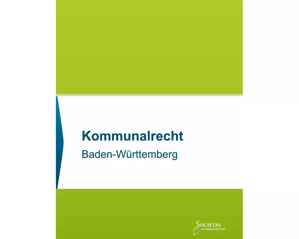 Kommunalrecht Baden-Württemberg
