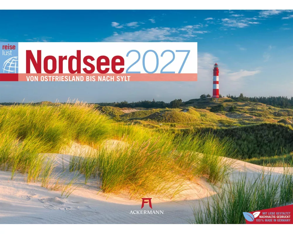 Nordsee ReiseLust Kalender 2027 | von Ostfriesland bis nach Sylt