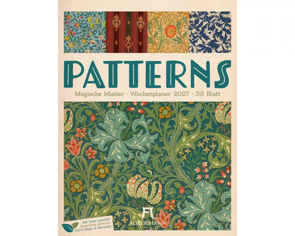 Patterns Wochenplaner Kalender 2027