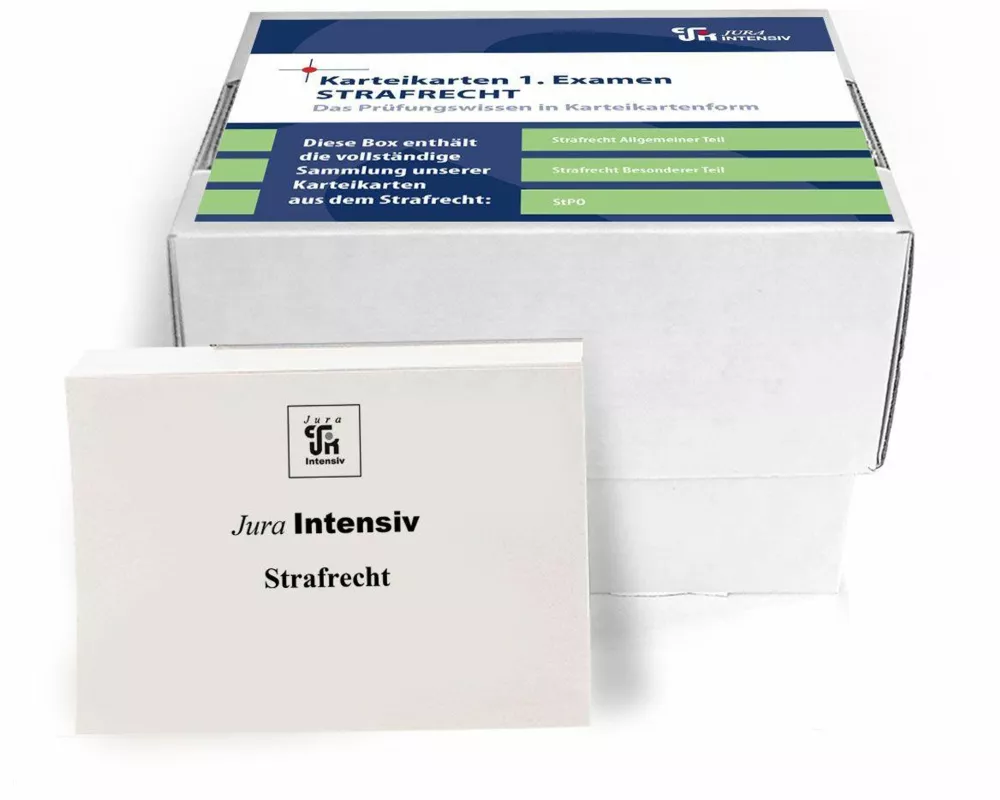 Karteikarten 1. Examen Strafrecht - Materielles Recht