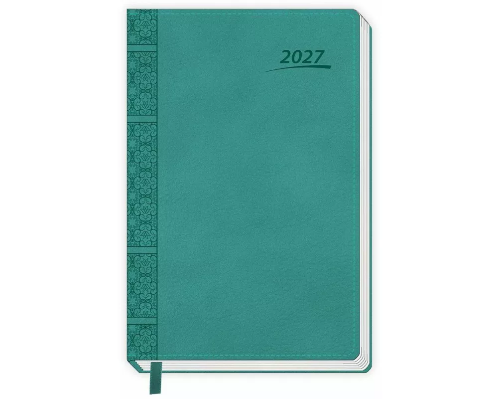 TRÖTSCH - Buchkalender A5 Aqua 2027