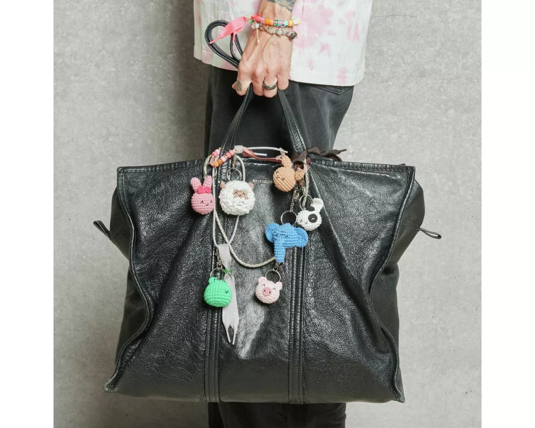 Ricorumi Häkelset "Schlüsselanhänger Chingu" - Animals, 9 Farben, 7 Schlüsselringe, Häkelnadel, Nähnadel, Anleitung D/GB/F/NL/ES