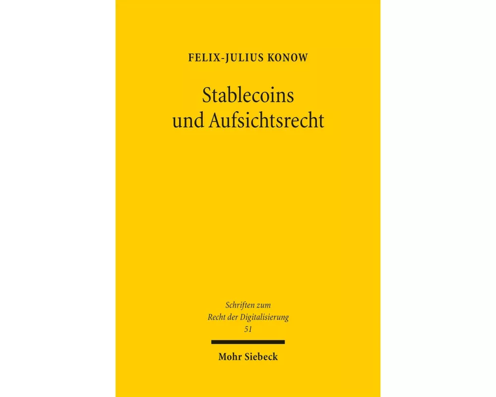 Stablecoins und Aufsichtsrecht