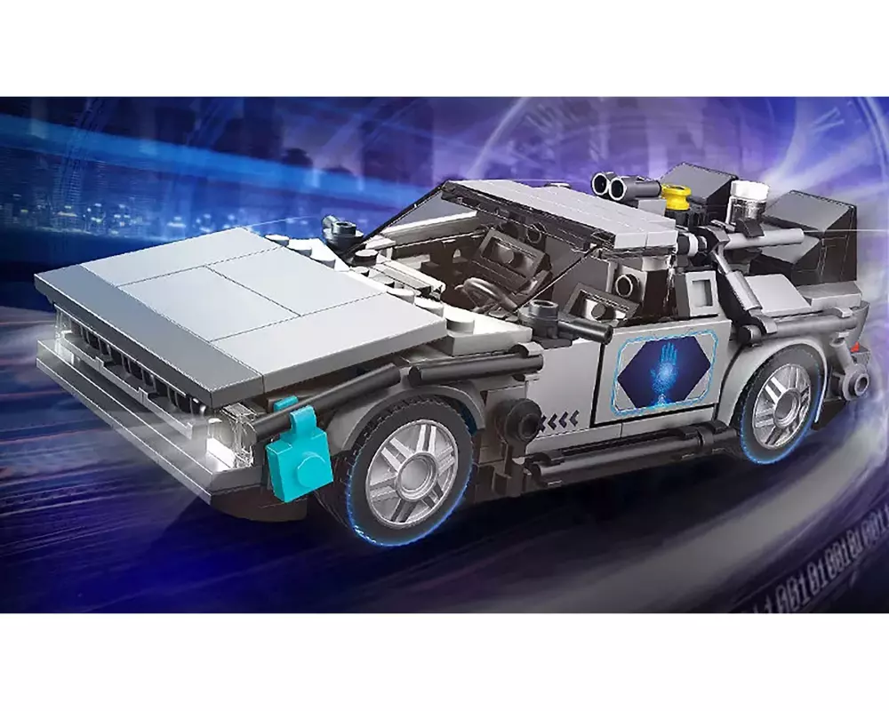 Mould King DeLorean Zeitmaschine Kunststoffbausatz
