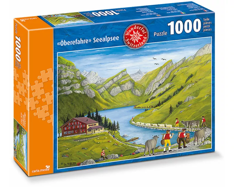 1'000 Teile Puzzle "Öberefahre"Seealpsee