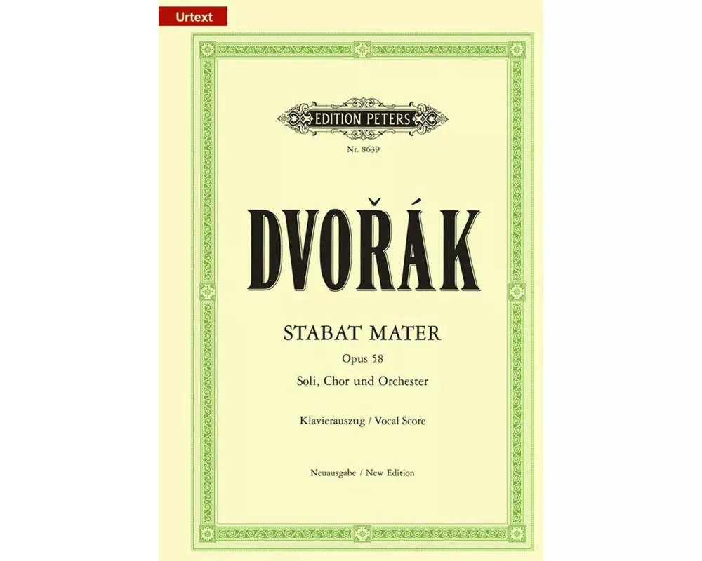 Stabat Mater Op.58 (Vocal Score)