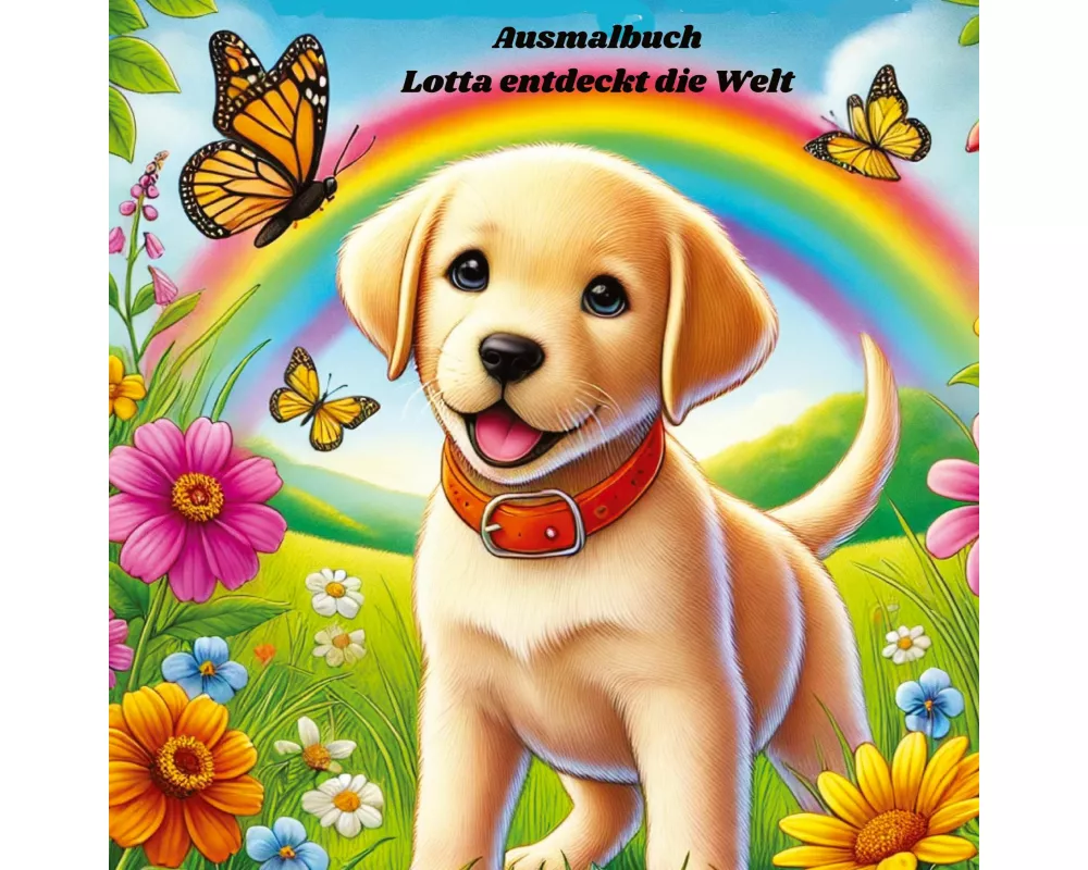 Ausmalbuch - Lotta entdeckt die Welt