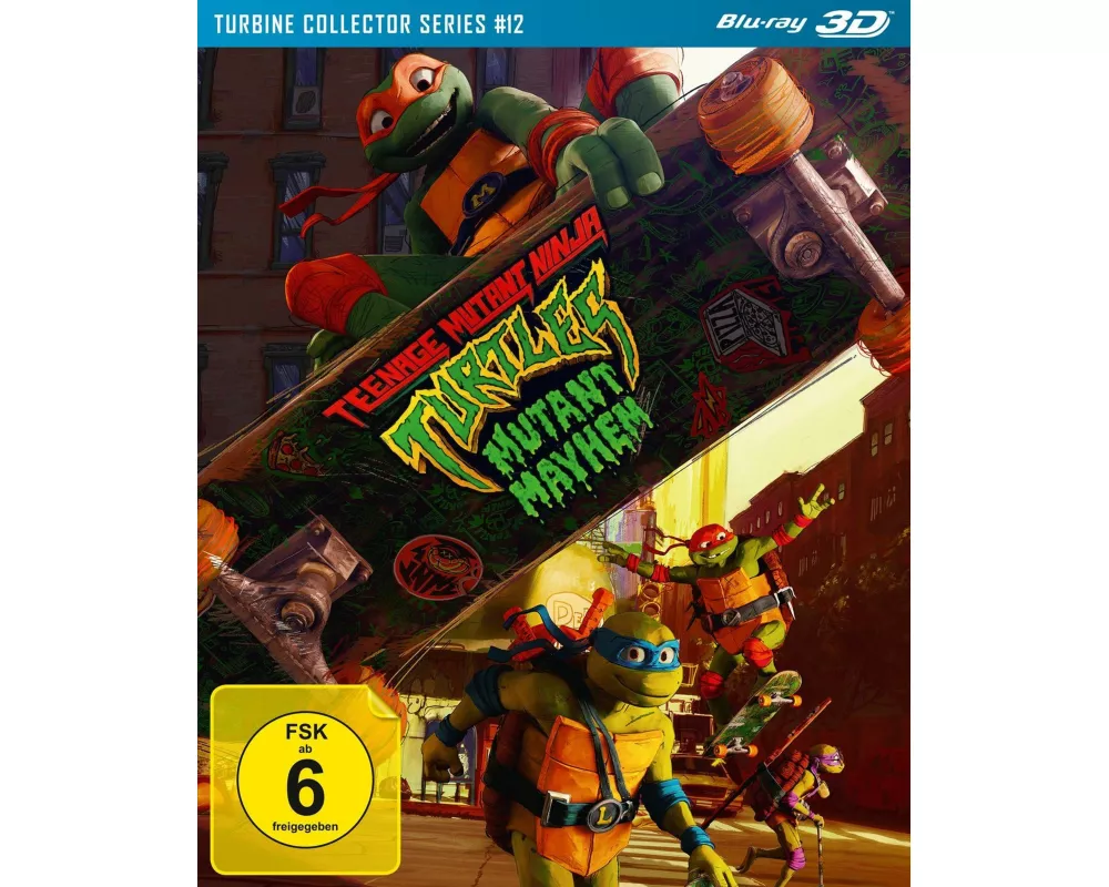 Teenage Mutant Ninja Turtles: Mutant Mayhem 3D - Turbine Collector Series #12 (Blu-ray 3D)
