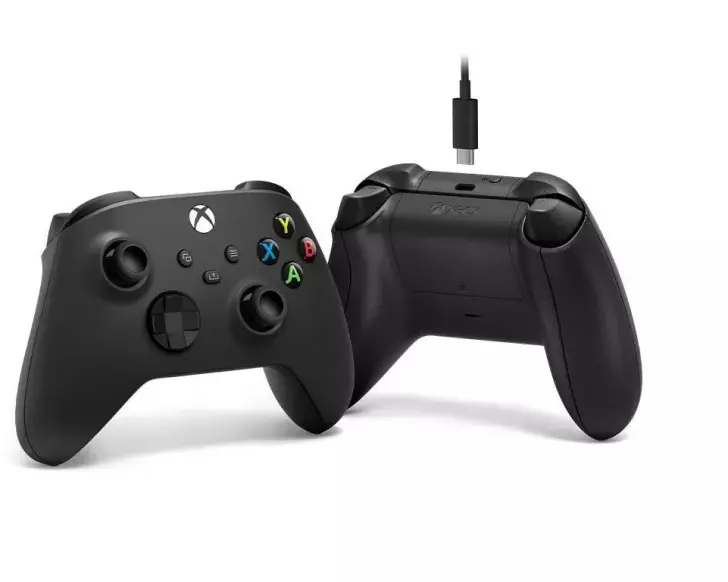 Microsoft Xbox Wireless Controller Carbon Black + USB-C Kabel
