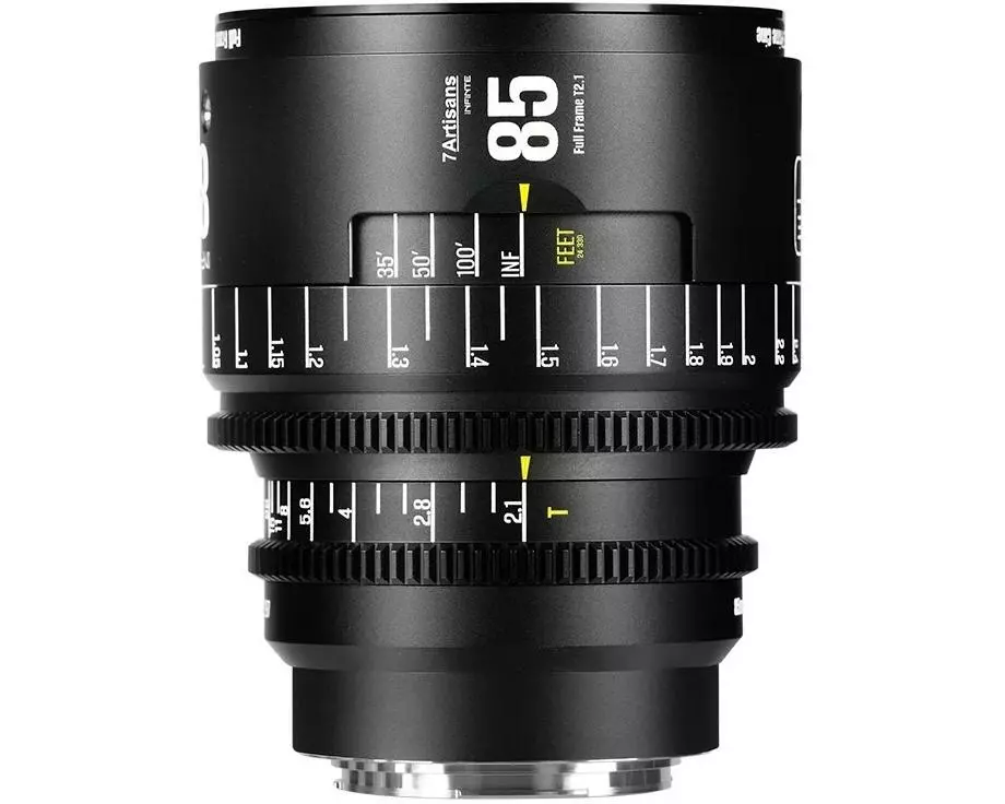 7Artisans Festbrennweite 85mm T/2.1 INFINTE Schwarz – Canon EF