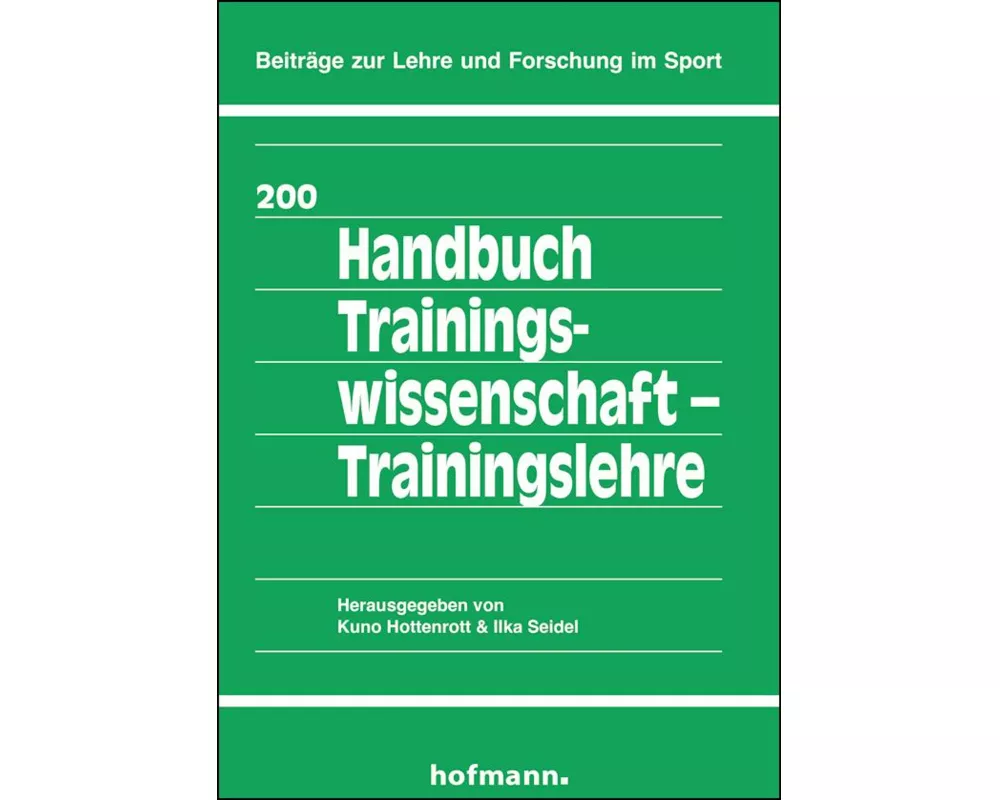 Handbuch Trainingswissenschaft - Trainingslehre