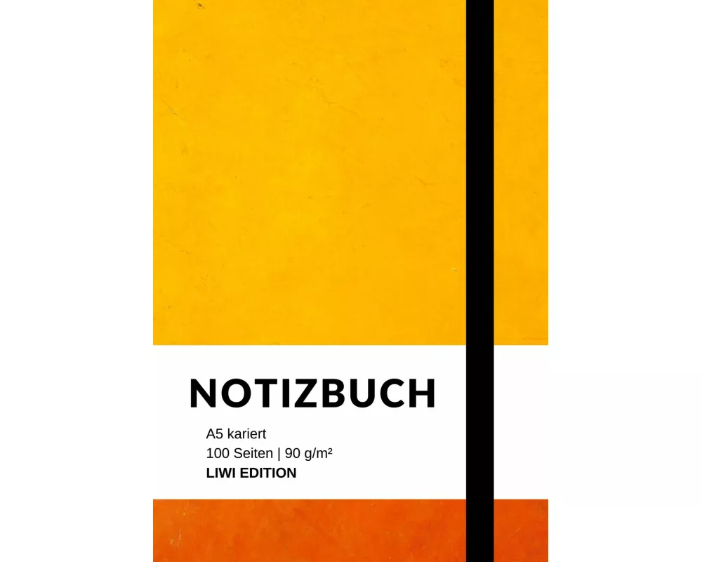 Notizbuch A5 kariert - 100 Seiten 90g/m² - Soft Cover - FSC Papier