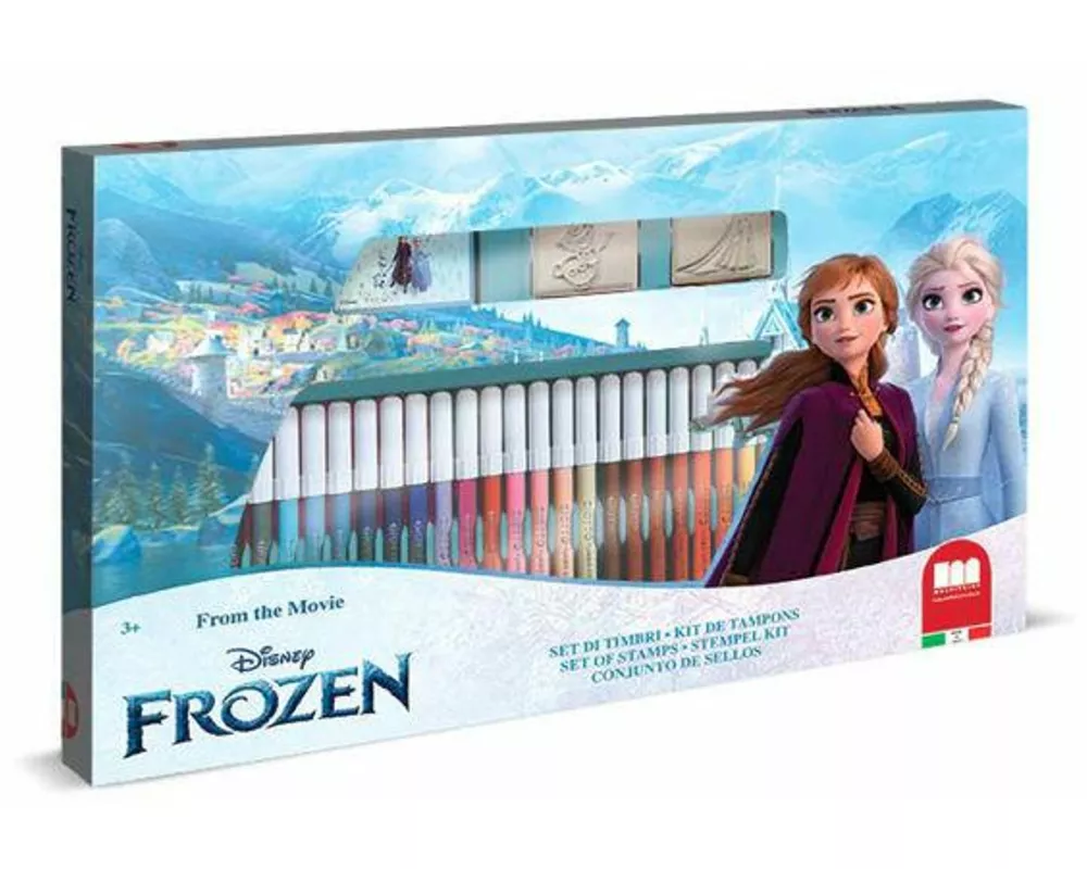FROZEN 2 - Malset XL, 41-tlg., inkl. Malbuch & Stempel
