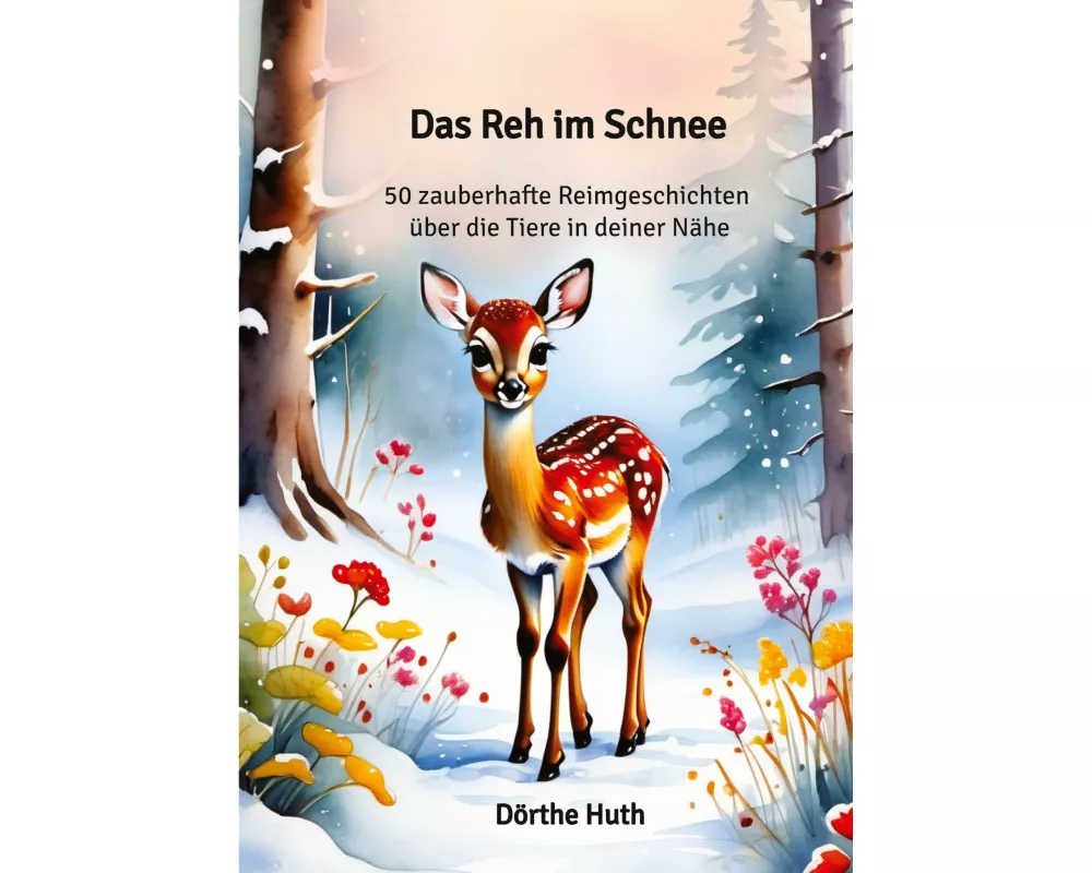 Das Reh im Schnee