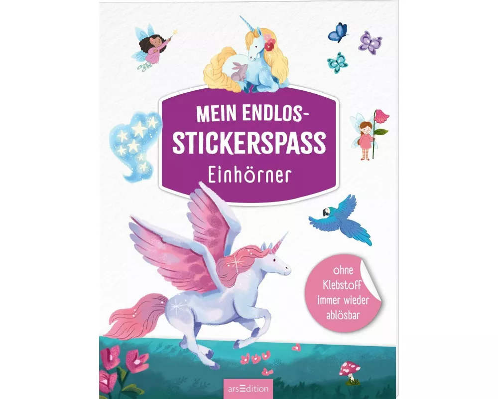 Mein Endlos-Stickerspaß – Einhörner