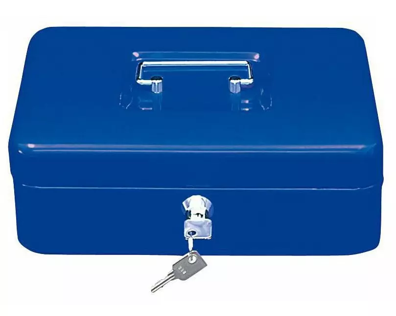 WEDO Geldkassette 5 Fächer, Blau