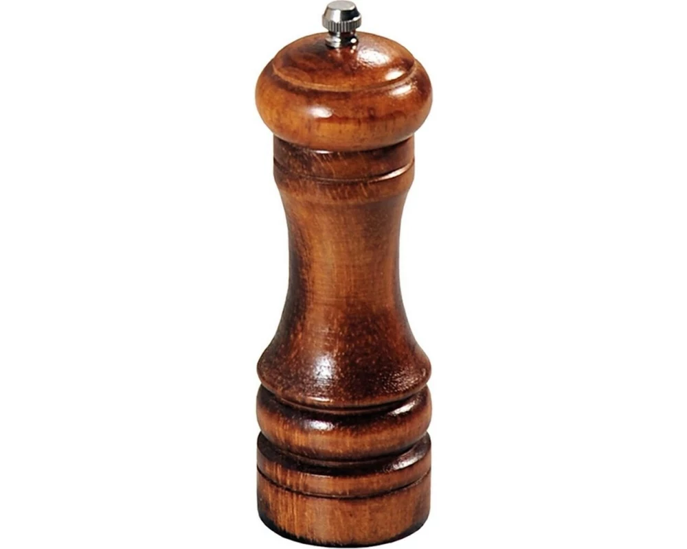 Kesper Gewürzmühle Kautschukholz dunkel lackiert 16.5 cm