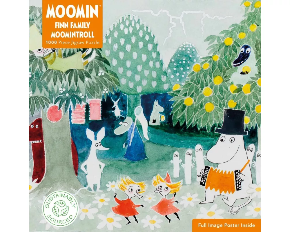 Adult Sustainable Jigsaw Puzzle Moomin: Finn Family Moomintroll