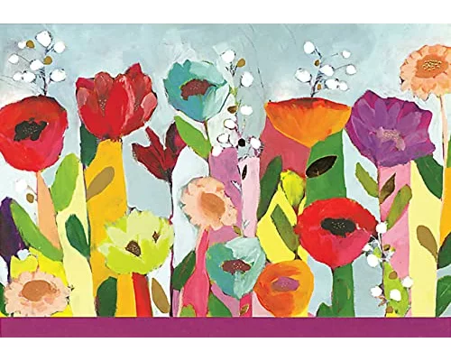 Note Card Brilliant Floral