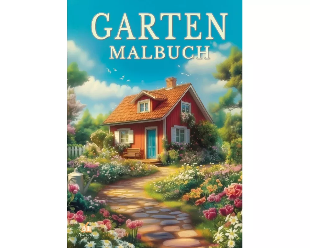 Garten Malbuch für Erwachsene - 50 Ausmalbilder zur Entspannung