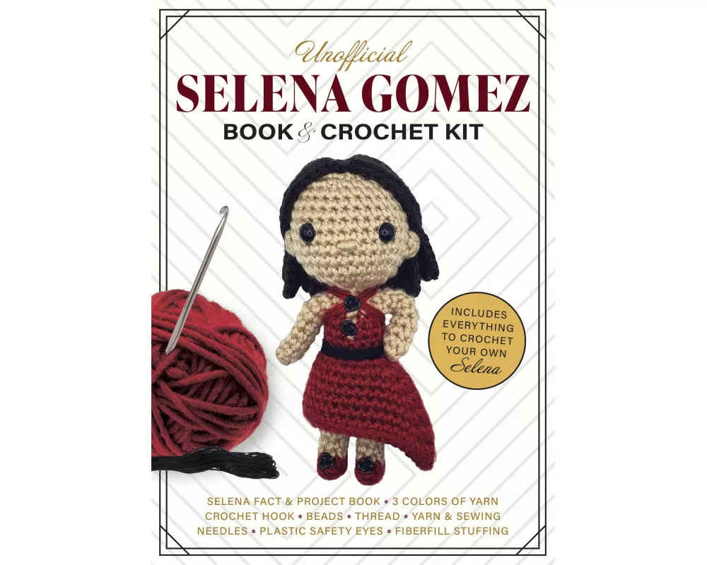 Unofficial Selena Gomez Book and Crochet Kit
