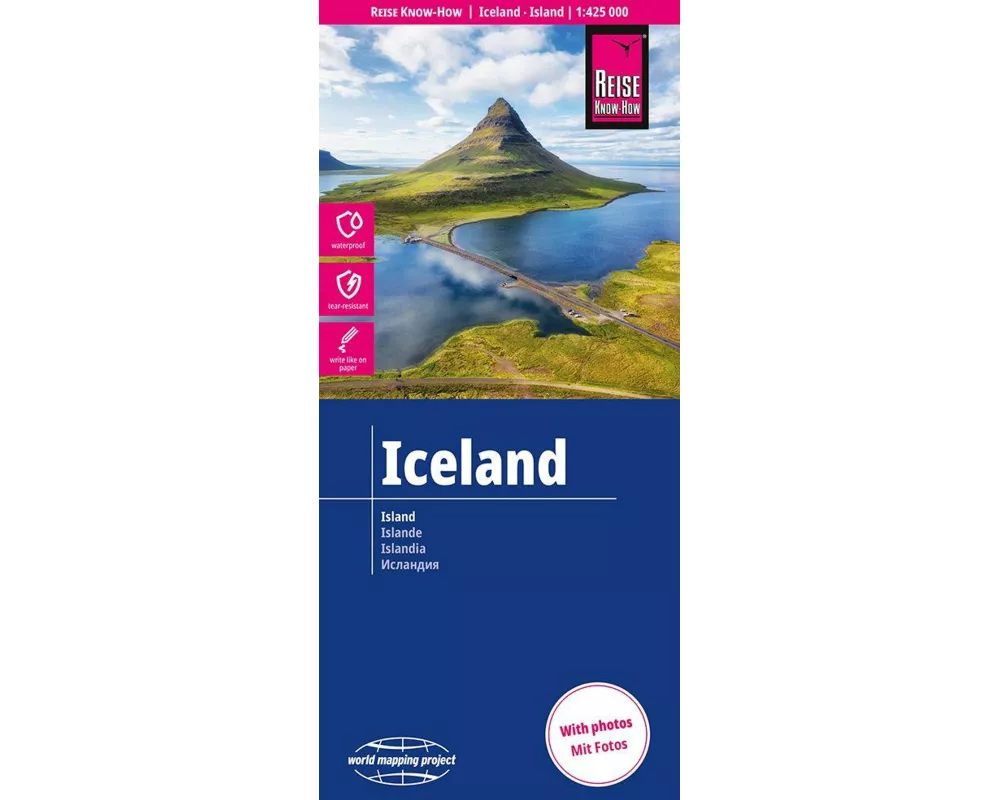 Reise Know-How Landkarte Island | Iceland (1:425.000)