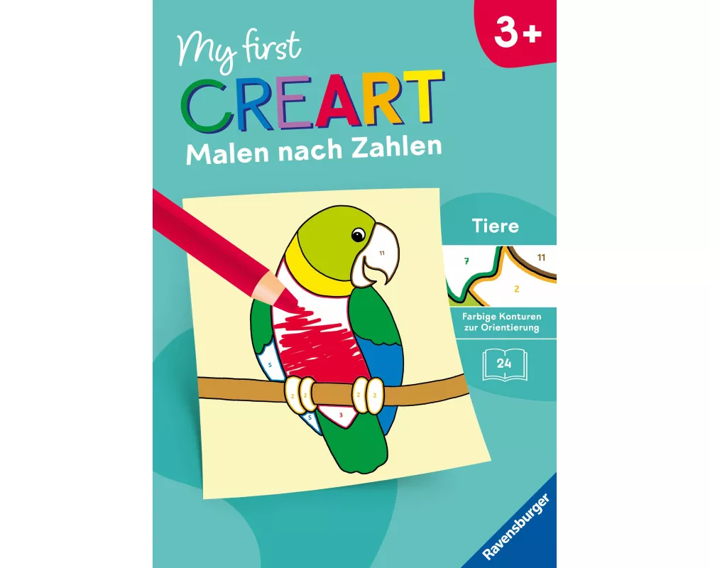 My first CreArt Malen nach Zahlen ab 3 - Tiere