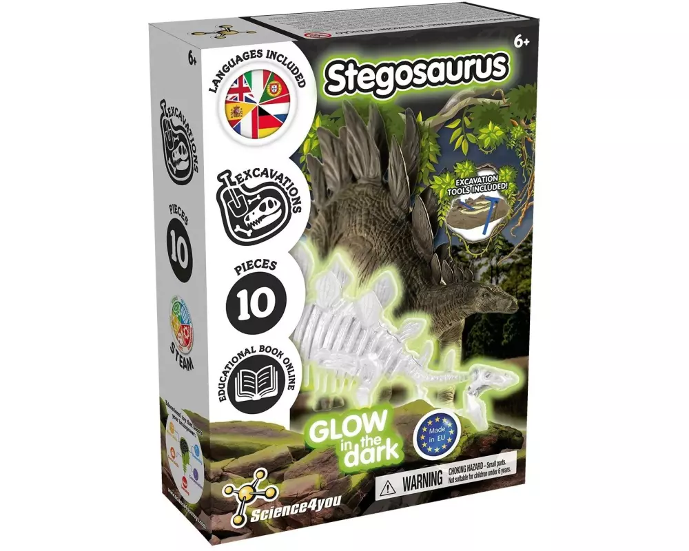 Science4you Ausgrabungs-Kit Stegosaurus