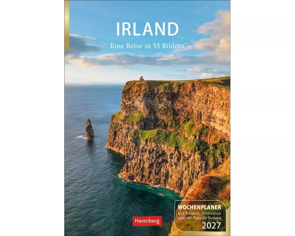 Irland Wochenplaner 2027 - Eine Reise in 53 Bildern