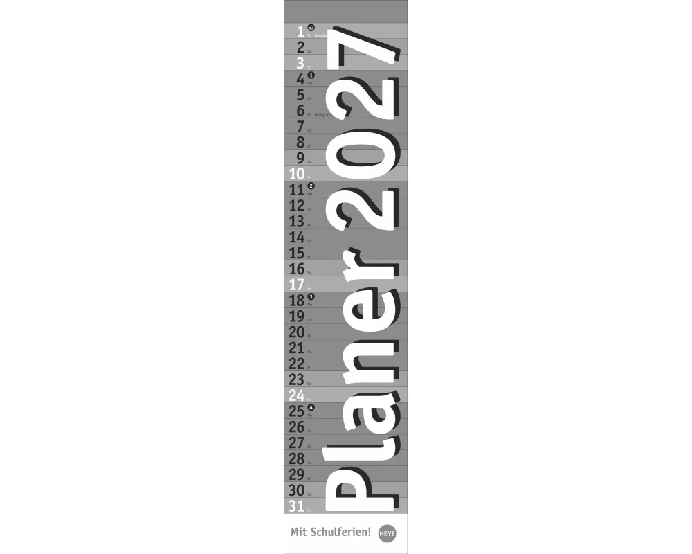 Langplaner, silber 2027