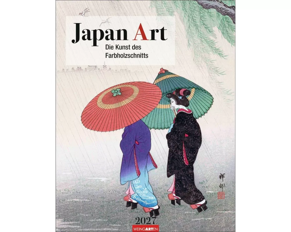 Japan Art Kalender 2027 - Die Kunst des Farbholzsschnitts