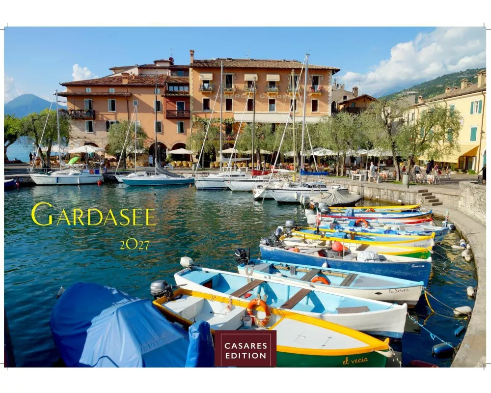 Gardasee Kalender 2027 - Wandkalender | Fotokalender Italien 35x50cm- Italienische Sehnsucht für jeden Monat