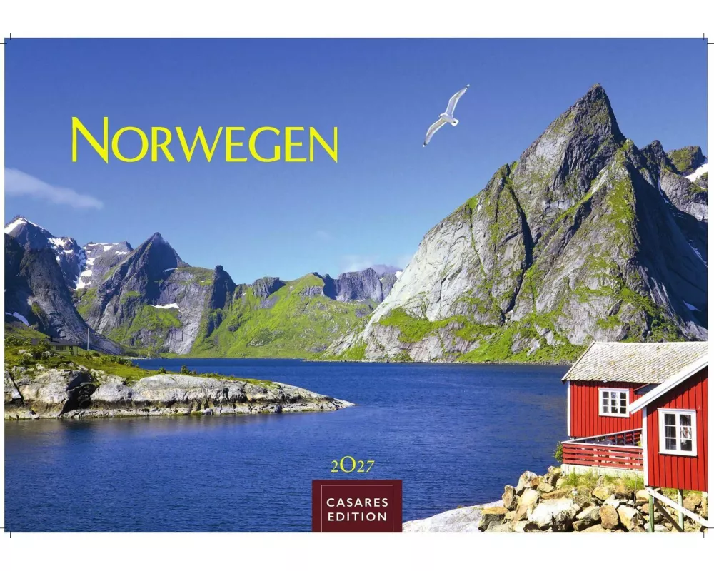 Norwegen Kalender 2027 - Wandkalender | Fotokalender Nordeuropa 24x35cm - Mit 12 atemberaubenden Norwegen-Fotografien, die die Schönheit der norwegisc