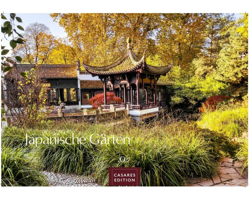 Japanische Gärten Kalender 2027 - Wandkalender | Fotokalender Asien 35x50cm Grosses Format - Fotografien authentischer japanischer Gärten, perfekt für