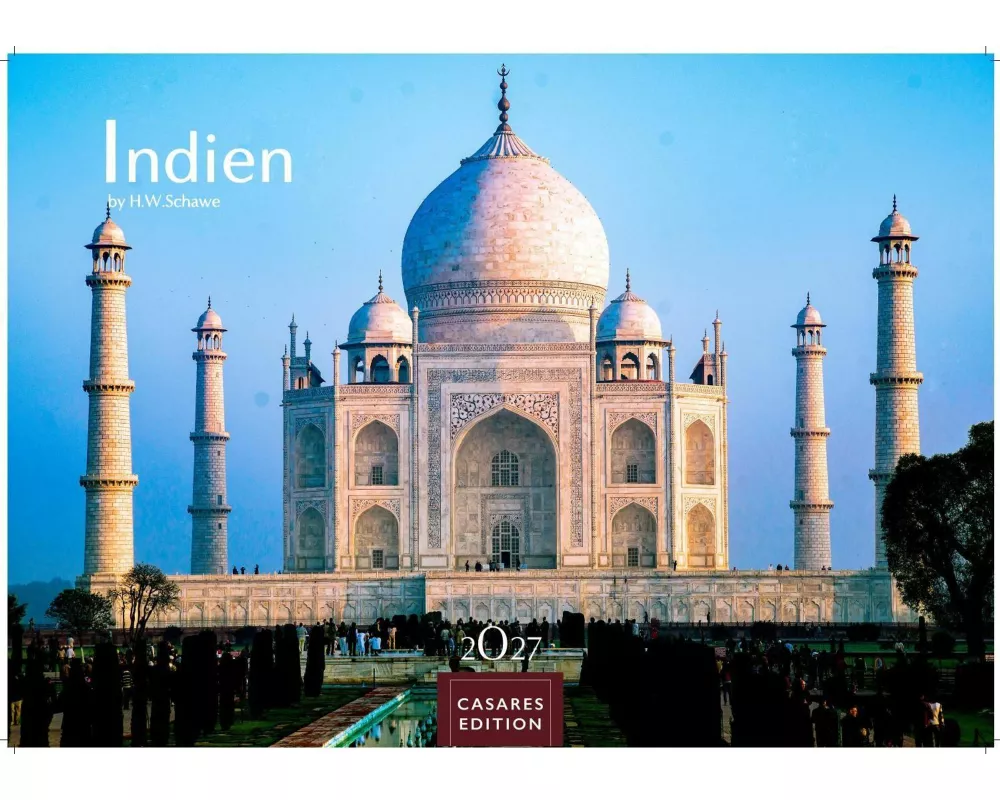 Indien Kalender 2027 - Wandkalender | Fotokalender Asien 35x50cm Grosses Format - Entdecken Sie die vielfältige Kultur Indiens in 12 faszinierenden Fo